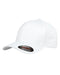 White Custom Yupoong Flexfit Cap Hat