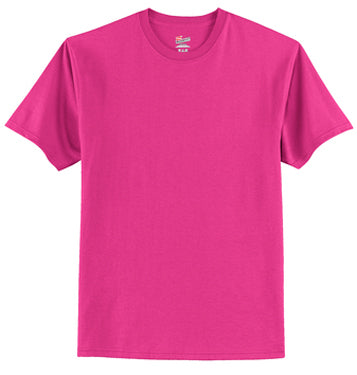 Wow Pink Custom Hanes Tagless T-Shirt