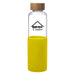 Yellow Custom Modern Glass Water Bottle